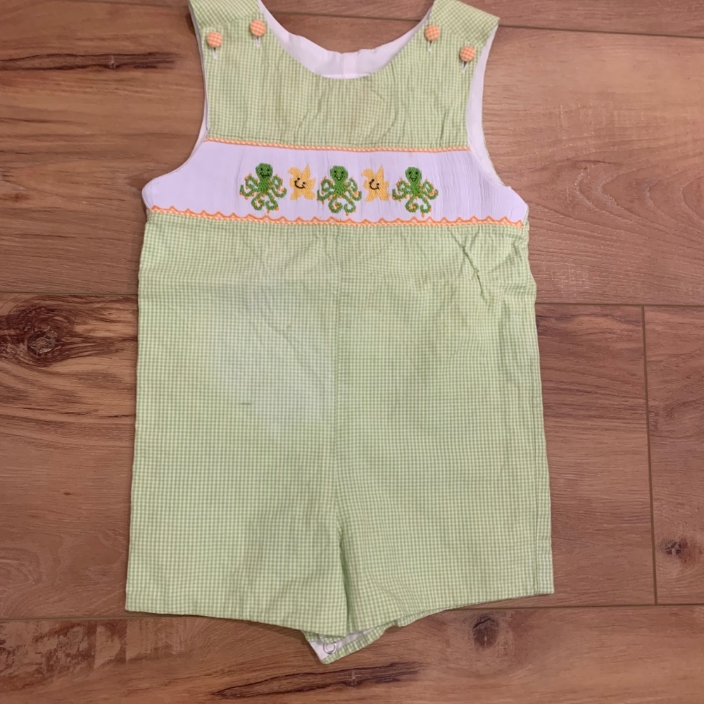 Zuccini Kids Smocked Jon Jon